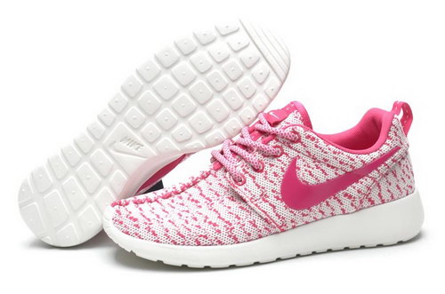 Womens Nike Roshe Yeezy Boost 350 White Pink Wholesale